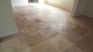 Travertine Floor Before